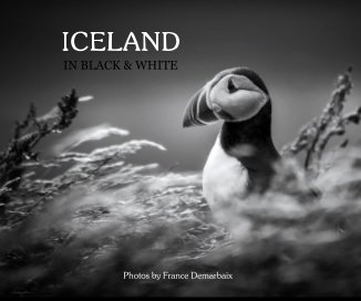 Iceland in black and white book cover